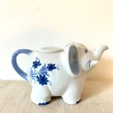Porcelain elephant teapot