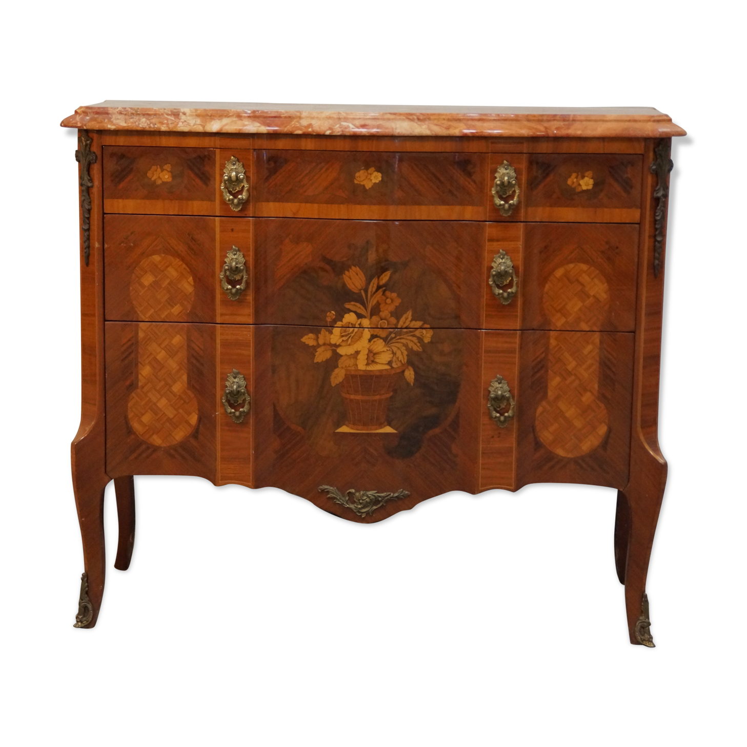 Commode marquetée