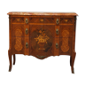 Chest of drawers in marquetery