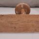 Wall-mounted coat rack in antique wood
