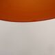 Orange teardrop glass pendant lamp made by Holmegaard - Denmark 1960