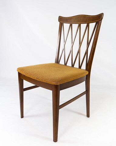 Set of six chairs in walnut 40s