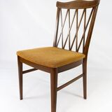 Set of six chairs in walnut 40s