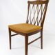 Set of six chairs in walnut 40s