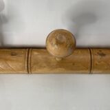 old Bamboo style wall coat rack