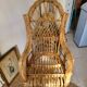 Fauteuil rotin vintage
