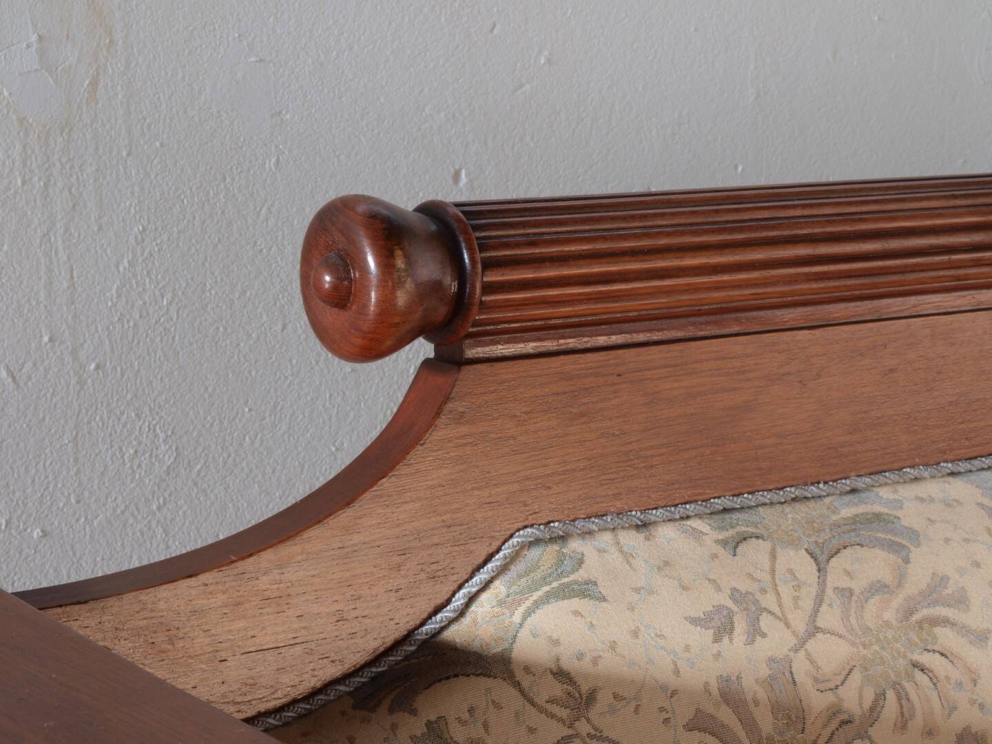 Vintage Oak Sofa / Couch, Antique Empire Danish Craftmanship 1880-1910s
