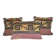 Set of 2 vintage kilim cushion covers 41x41 cm