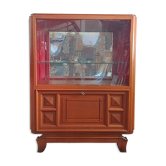 Vitrine art déco en noyer