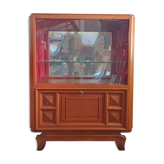 Art deco walnut showcase