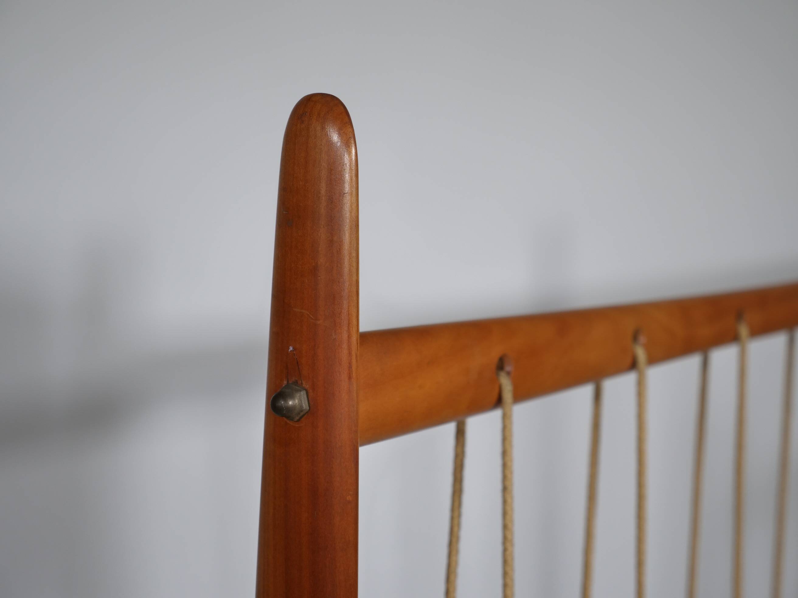Flower Bench Cherry Wood  1960s Plant Stand