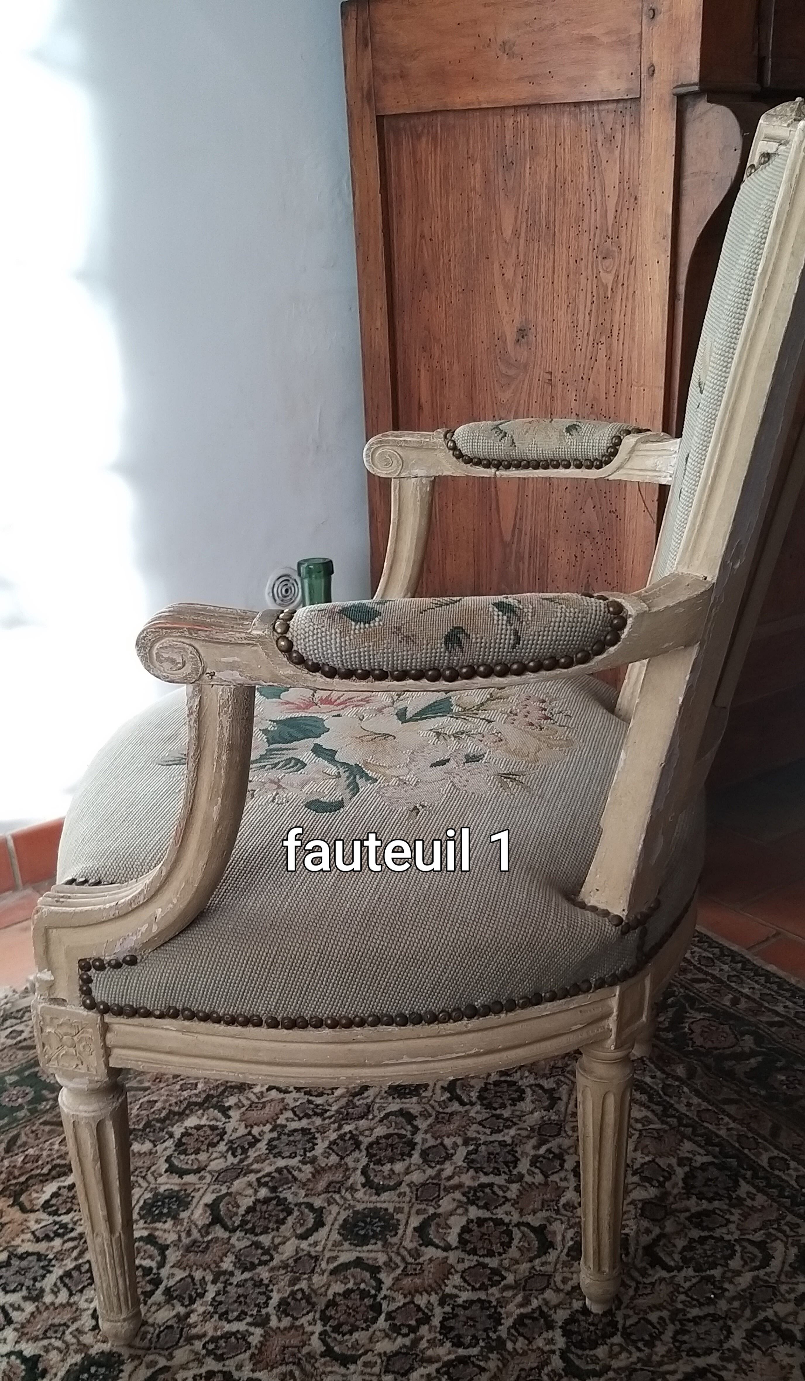 Pair of old armchairs