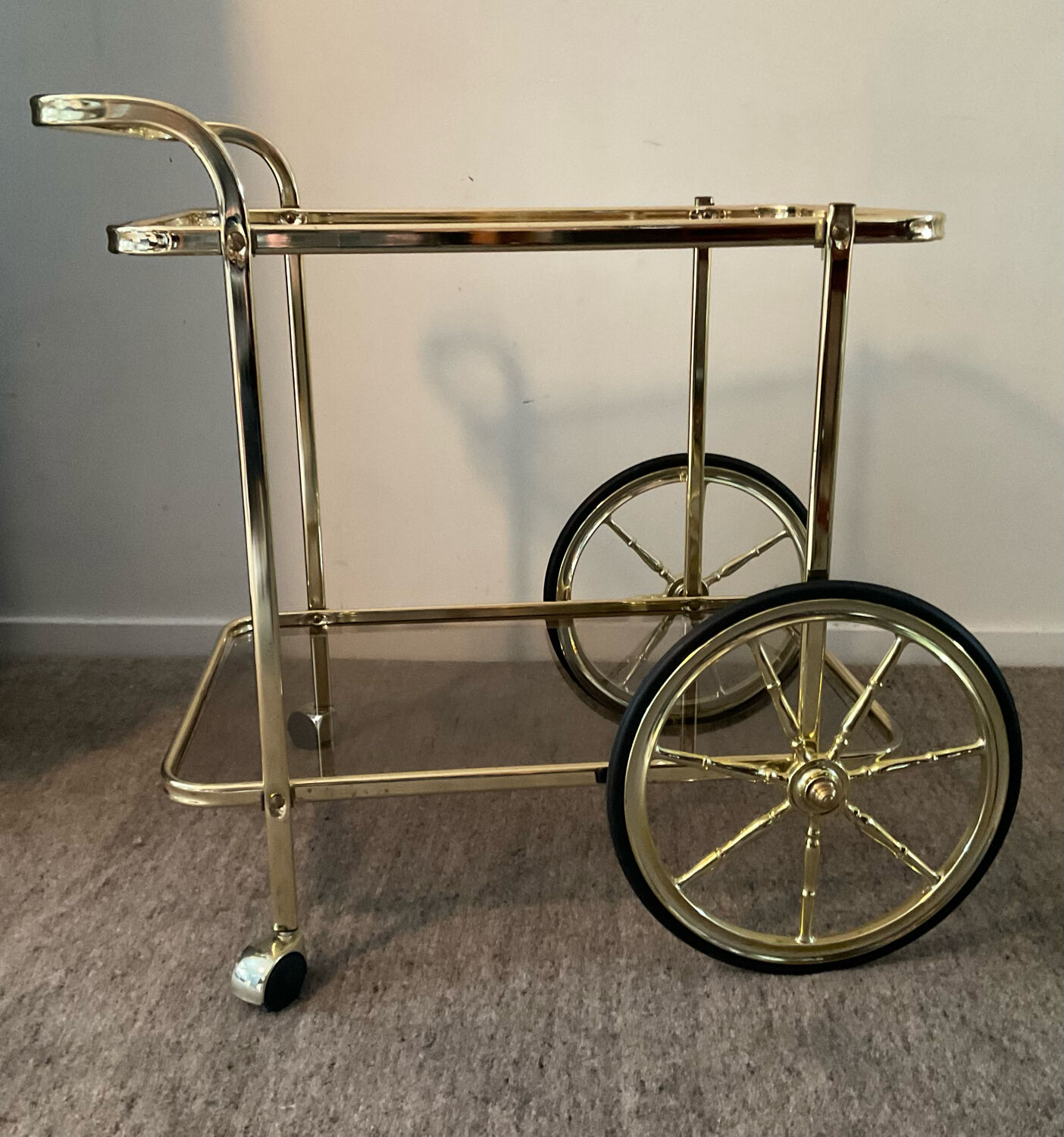 Vintage golden service from the 70s