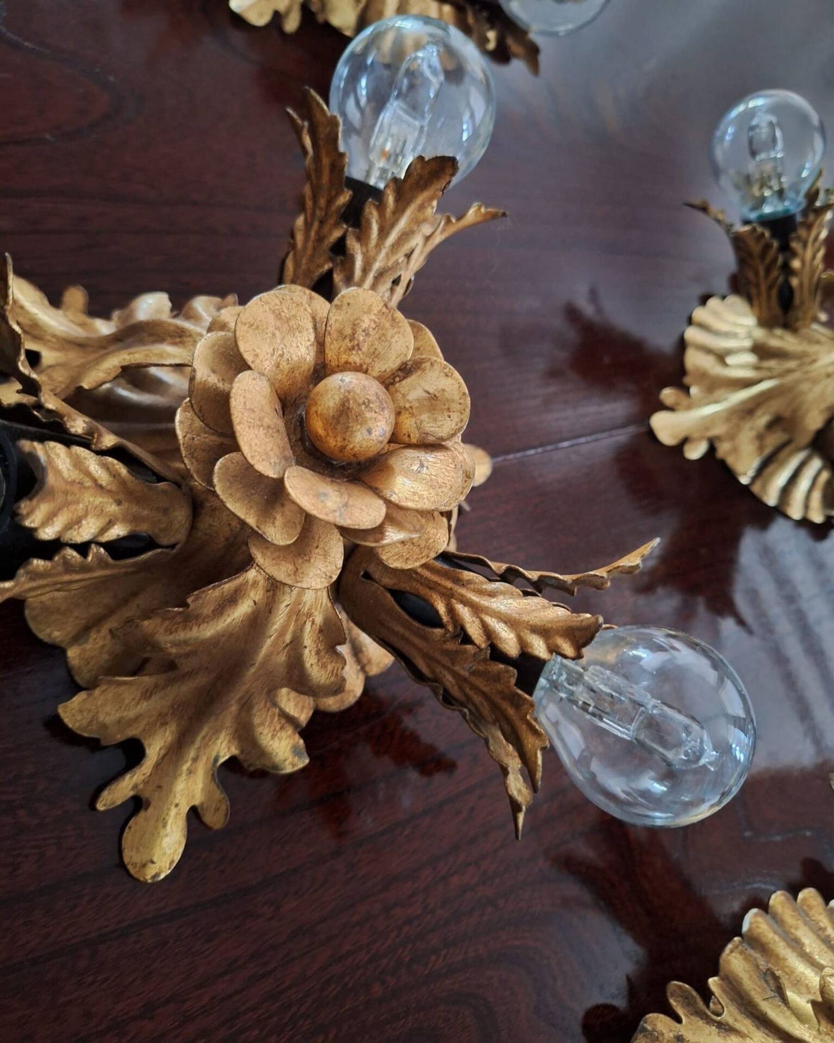 Banci Firenze 4 Art Deco ceiling lights or wall sconces, antique light fixtures.