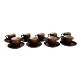 Set of 9 Villeroy and Boch cups