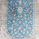 Kerman runner carpet in antique silk, hand-knotted from the 1940s.