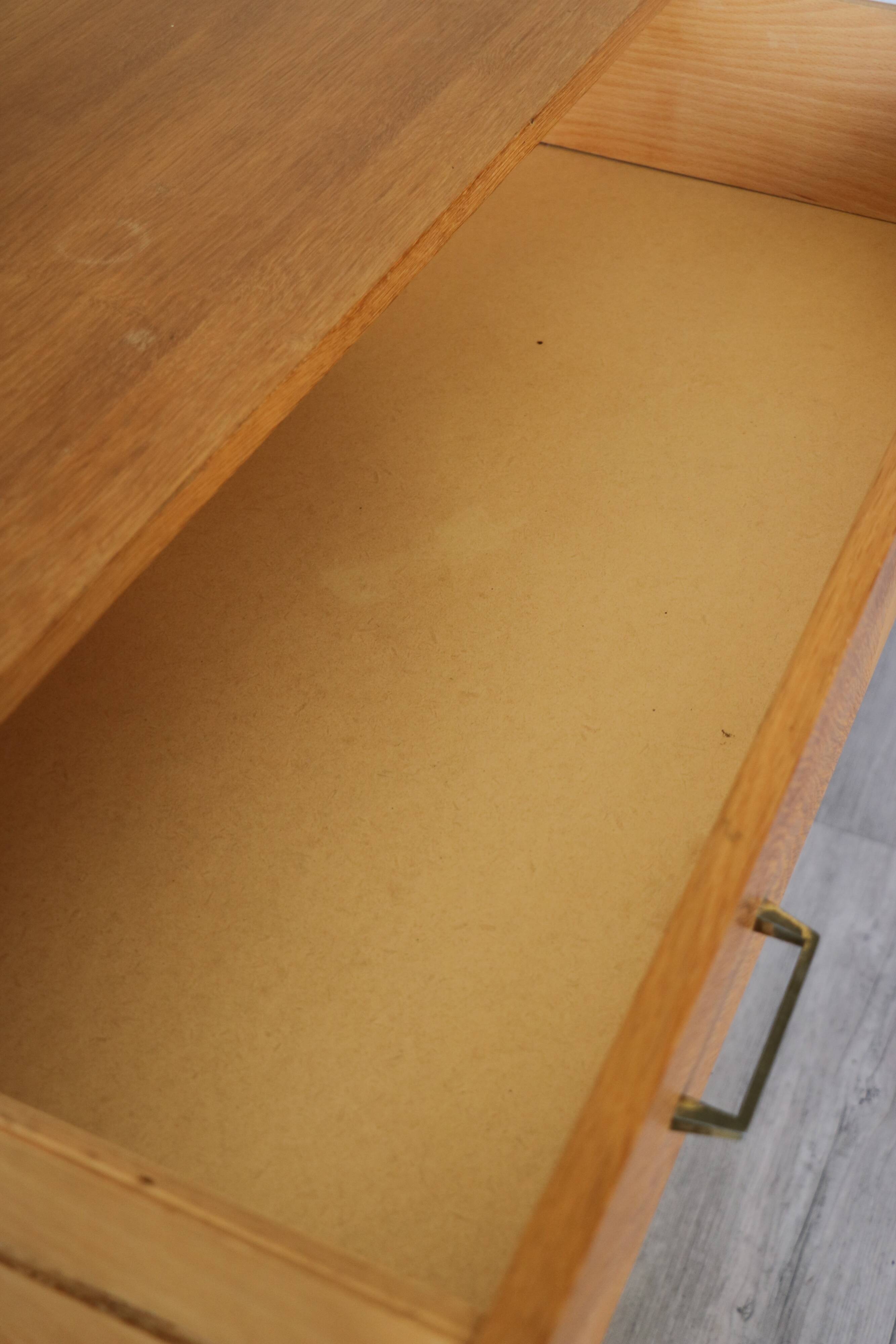 Vintage chest of drawers with compass feet