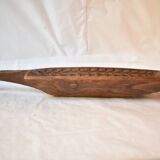flat cut measure grain rice carved wood Egypt Africa Asia