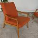 Pair of armchairs by Jiri Jiroutek for Interier Praha, orange color 1970