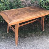 Vintage table from the Reconstruction period of Rene Gabriel in beech.