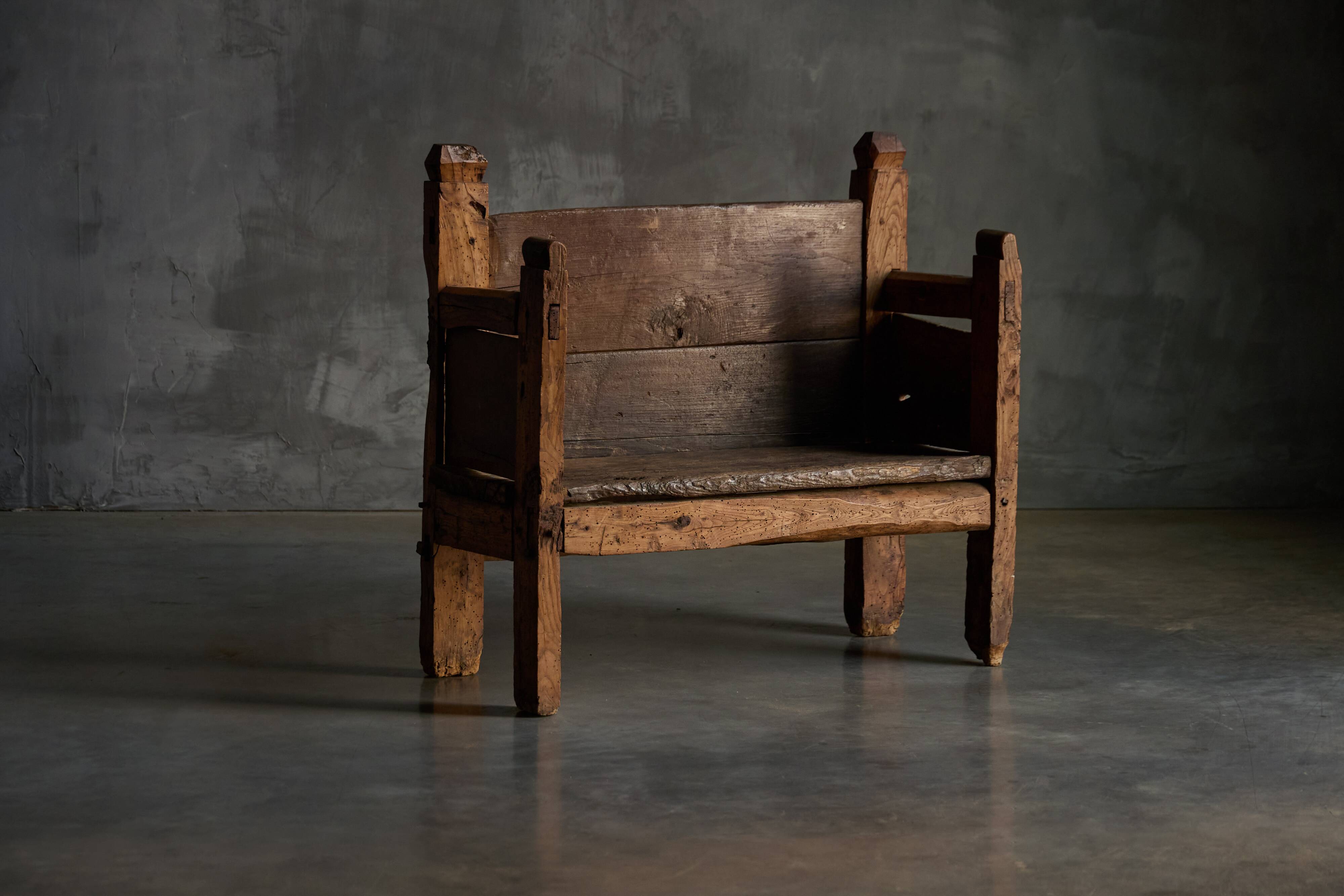 Primitive Robust Bench, France, 19th Century