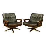 Pair of armchairs by Carl Straub Germany 1960s