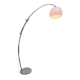 Design midcentury Harvey Guzzini style adjustable floor arc lamp, around 1970