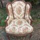 Fauteuil Louis XV dit rocaille en noyer