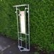 Cloakroom with aluminum coats