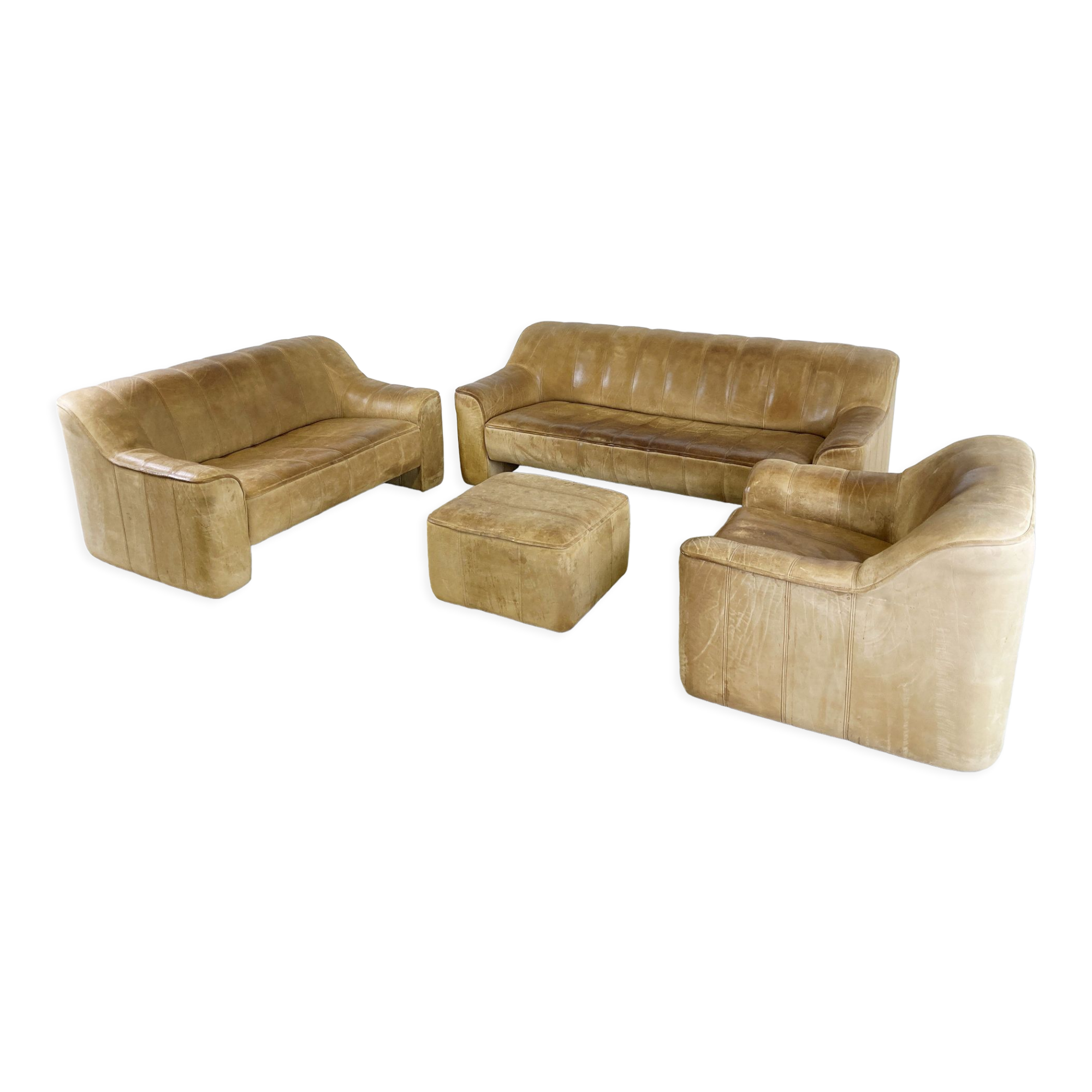 De Sede DS44 sofa set, 1960s