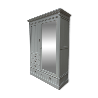 Large renovated antique wardrobe
