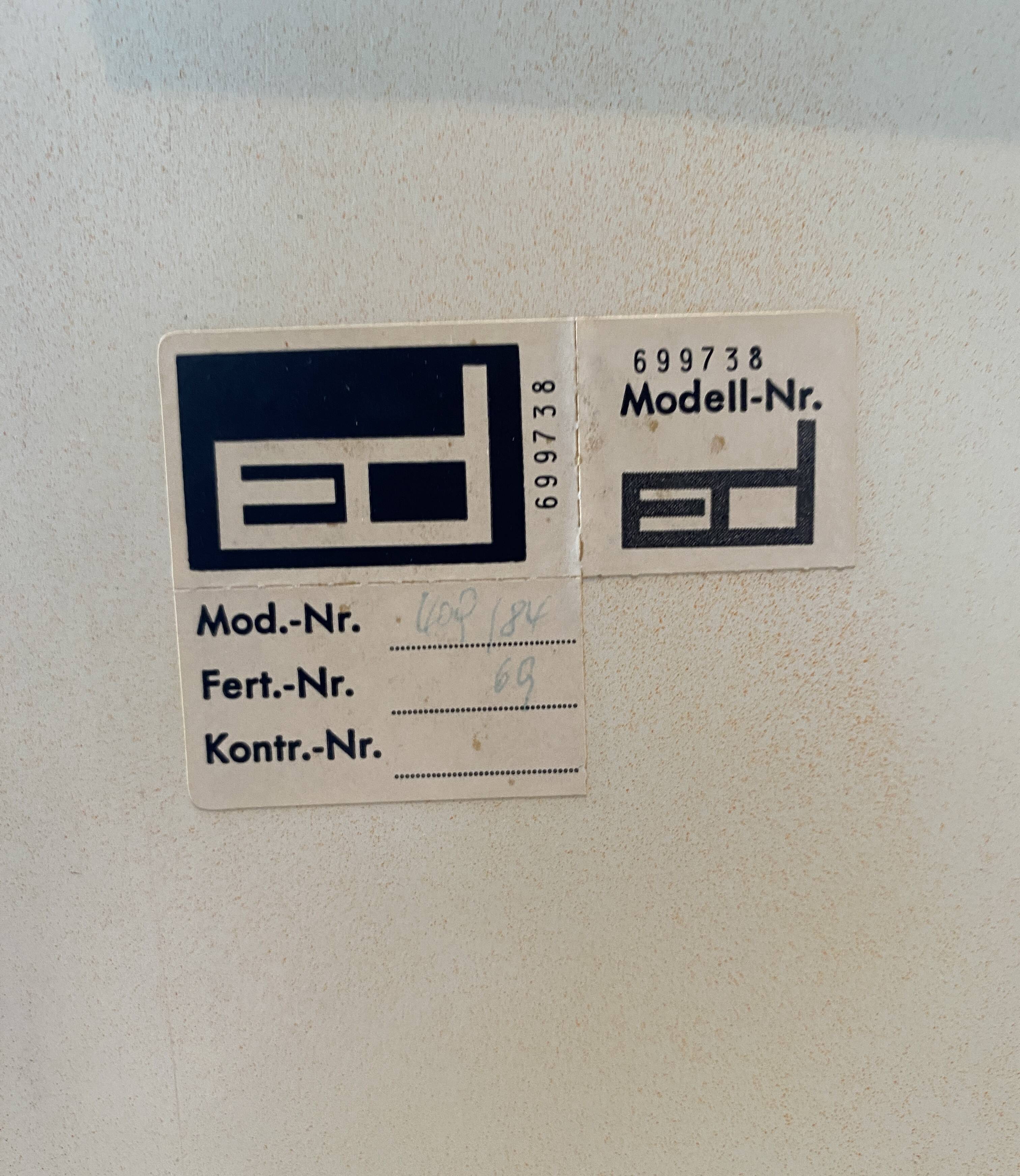 Orange wall unit Coat rack 1970s by ED Design