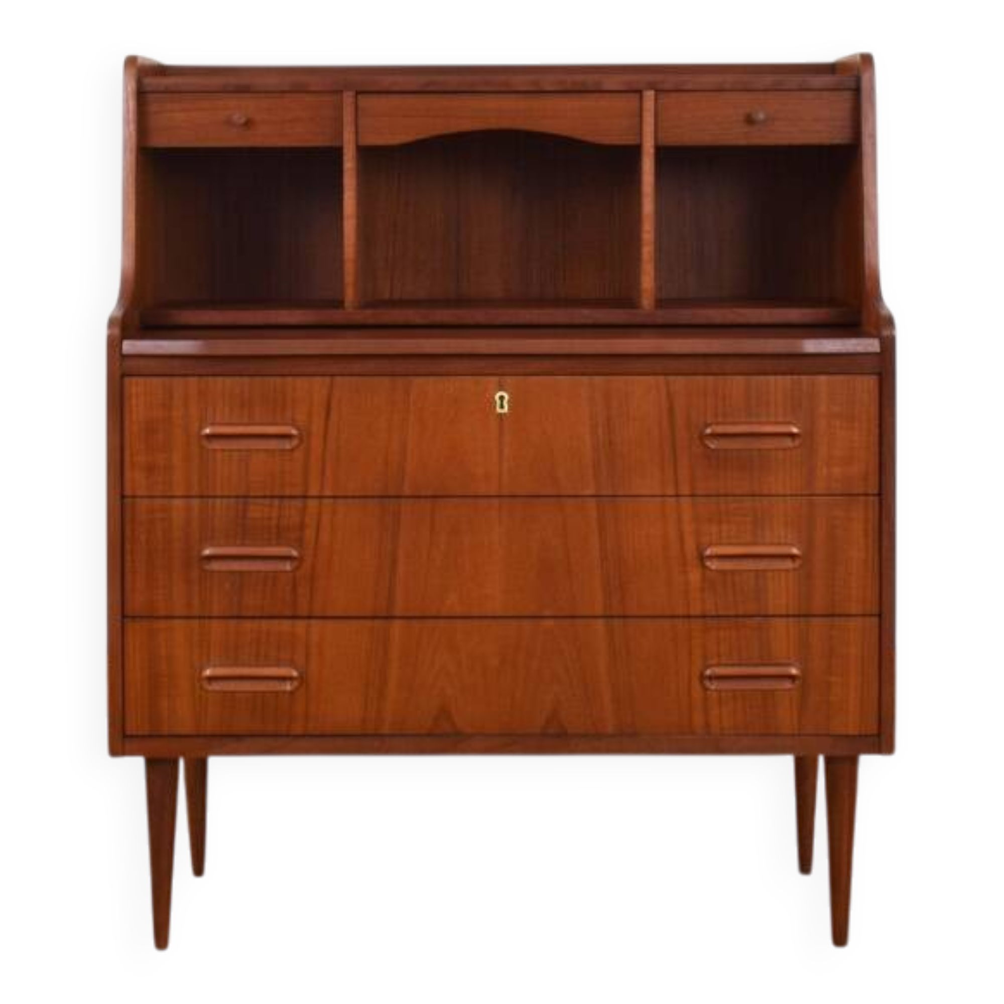 Mid-Century Danish Teak Secretary, 1960s.