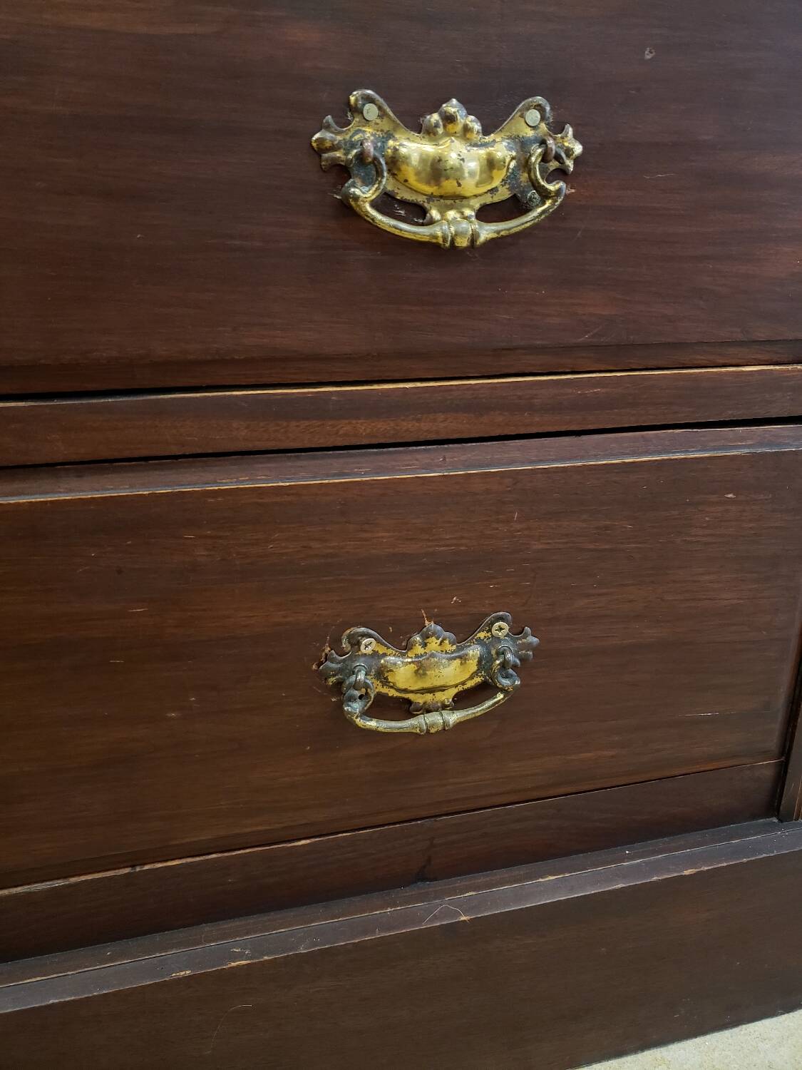 George III English commode library