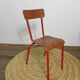 Chaise d'école enfant