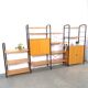 Ikea modulair wandsysteem Niklas met kasten en planken vintage