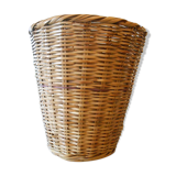 Wicker paper basket