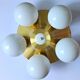 Rare Midcentury Flush Mount Sputnik, Space Age, 1970s