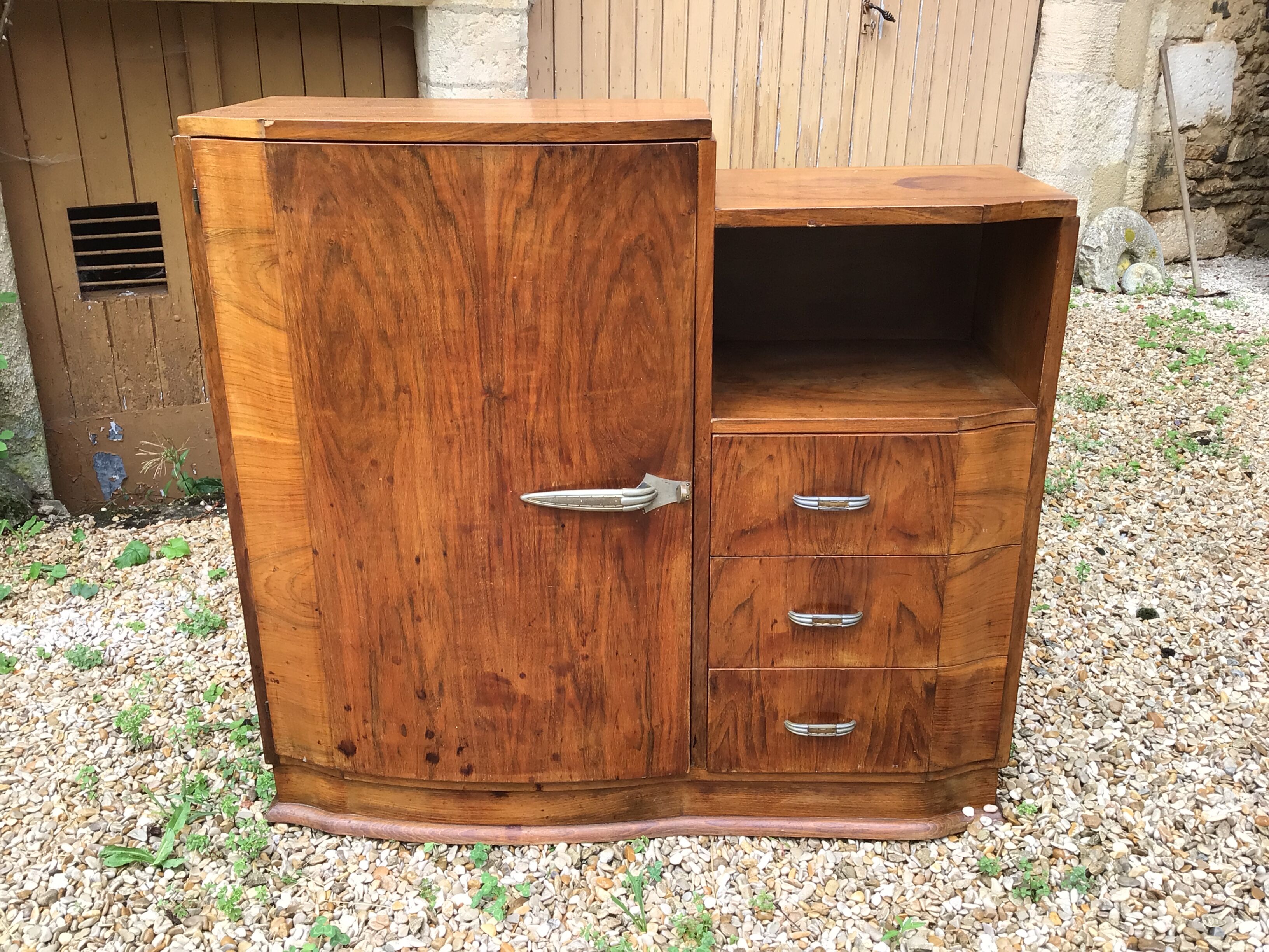 Bar furniture / buffet art deco salon around 1940