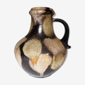 Vase à anse vintage en céramique Scheurich