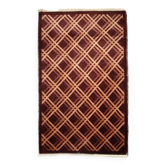 Handmade antique Art Deco Chinese rug 91cm x 150cm 1920s