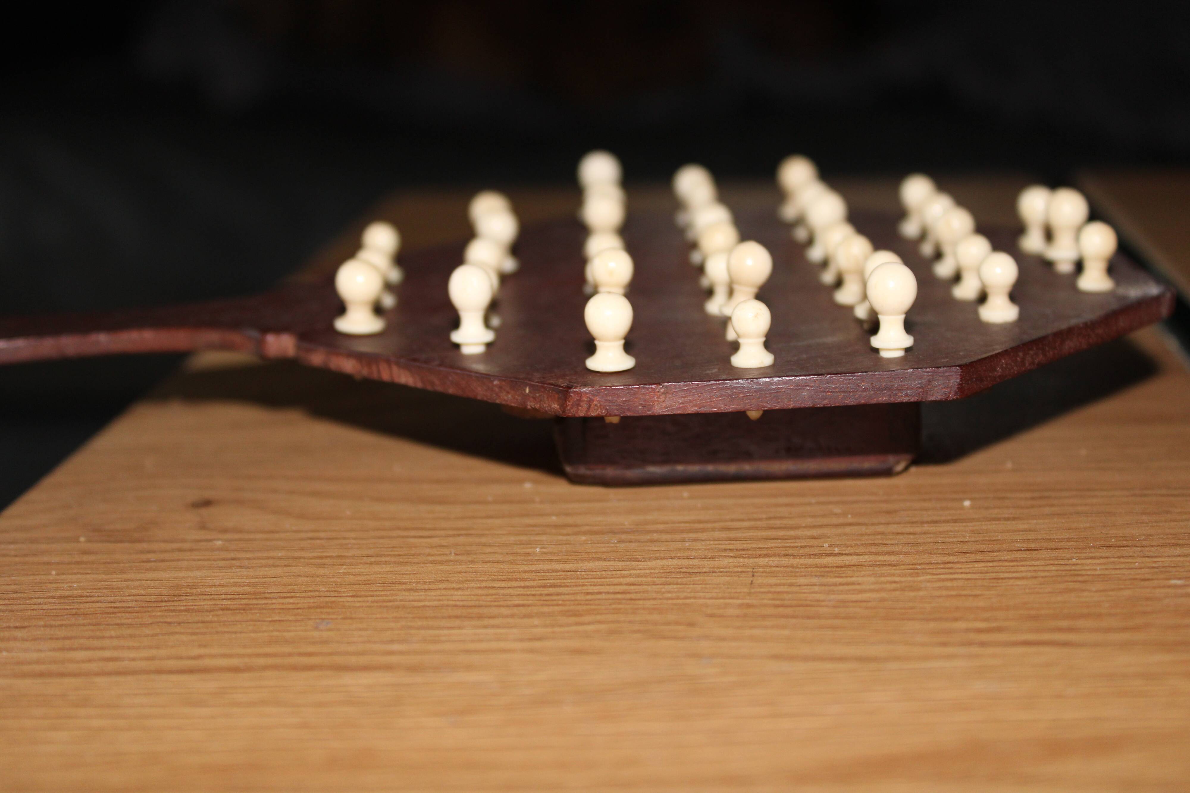 Ancient Handcrafted Solitaire Game