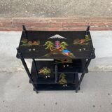 Black lacquer shelf