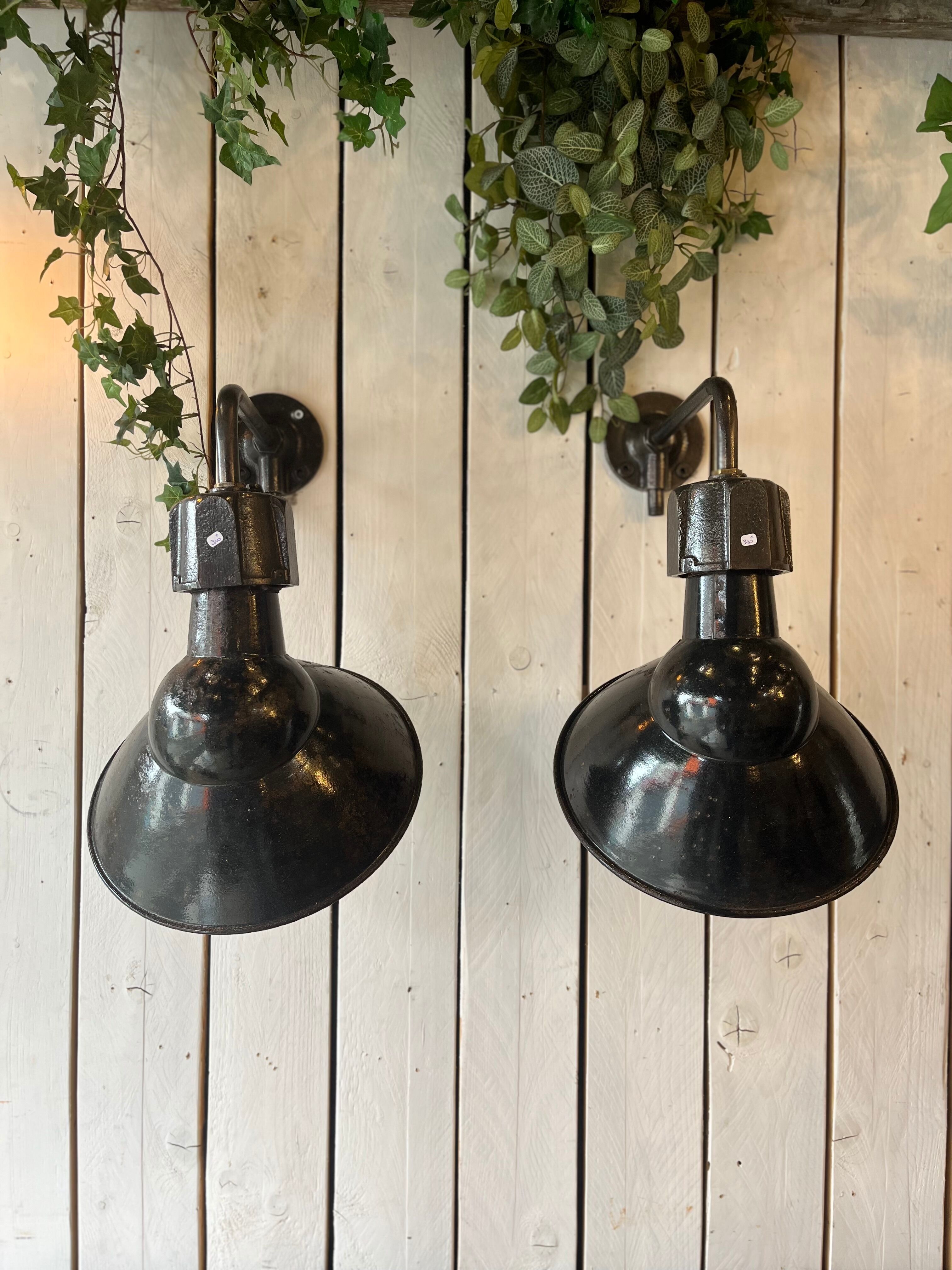 Old pair of gal lamps