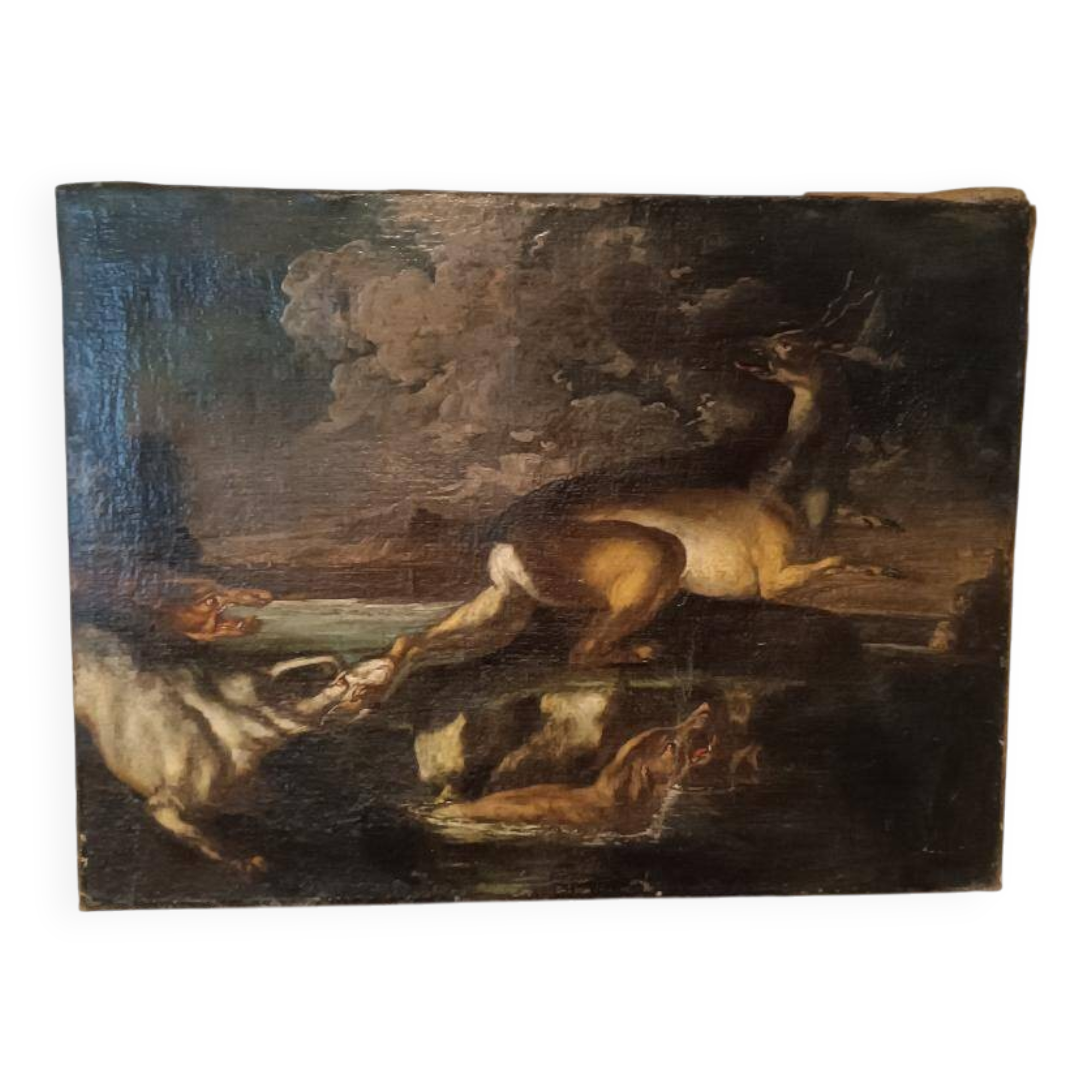 Antique Painting from the 17th Century Flemish School