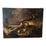 Antique Painting from the 17th Century Flemish School