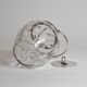 Crystal biscuit barrel with silver-plated mounts and handle, Austrian cut, 1920s.