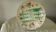 Asparagus plate faience Longchamp barbotine ironstone