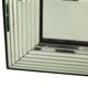 Vintage silver Deknudt mirror in Hollywood Regency style, 107 cm