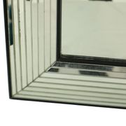 Vintage silver Deknudt mirror in Hollywood Regency style, 107 cm